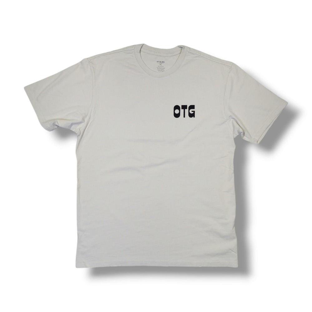 John Summit Off The Grid Records Bone Color‎ T Shirt Men's XL EDM House DJ Rave